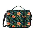 Tropical Leaf And Hawaiian Flower Print Shoulder Strap Bible Bag