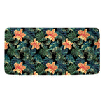 Tropical Leaf And Hawaiian Flower Print Towel