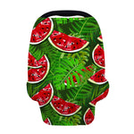 Tropical Leaf Watermelon Pattern Print Baby Seat Cover