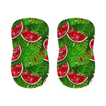 Tropical Leaf Watermelon Pattern Print Bar Stool Covers