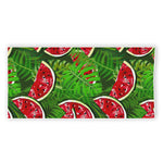 Tropical Leaf Watermelon Pattern Print Beach Towel