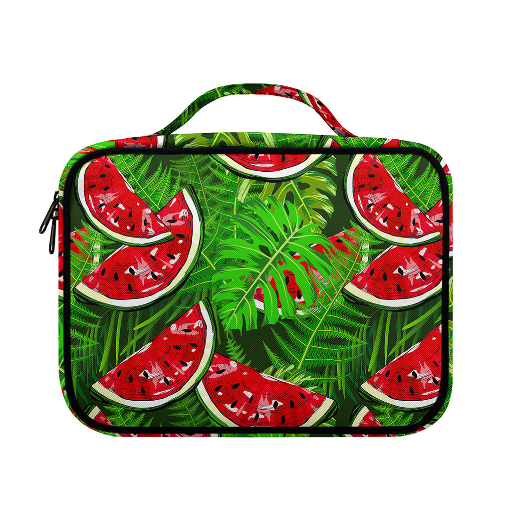 Tropical Leaf Watermelon Pattern Print Briefcase Bible Bag