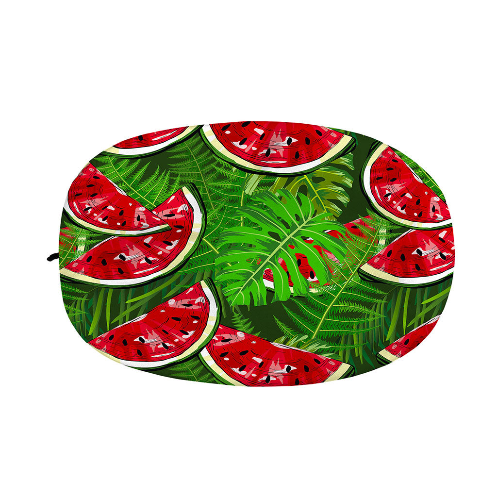 Tropical Leaf Watermelon Pattern Print Car Side Mirror Covers