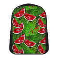 Tropical Leaf Watermelon Pattern Print Casual Backpack