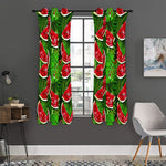 Tropical Leaf Watermelon Pattern Print Curtain