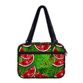 Tropical Leaf Watermelon Pattern Print Double Strap Bible Bag