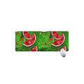 Tropical Leaf Watermelon Pattern Print Extended Mouse Pad