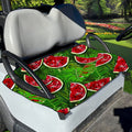 Tropical Leaf Watermelon Pattern Print Golf Cart Seat Cover