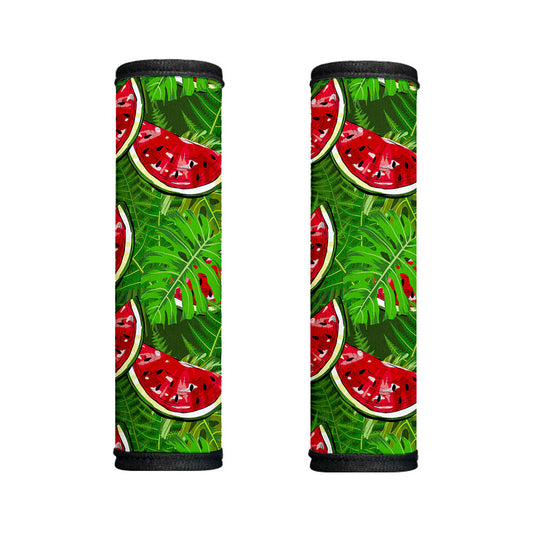 Tropical Leaf Watermelon Pattern Print Handle Covers