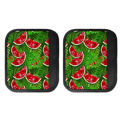 Tropical Leaf Watermelon Pattern Print Handle Covers