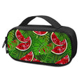 Tropical Leaf Watermelon Pattern Print Portable Cooler Travel Case