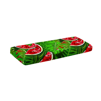 Tropical Leaf Watermelon Pattern Print Piano Keyboard Cover