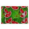 Tropical Leaf Watermelon Pattern Print Placemat