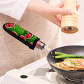 Tropical Leaf Watermelon Pattern Print Skillet Handle Cover