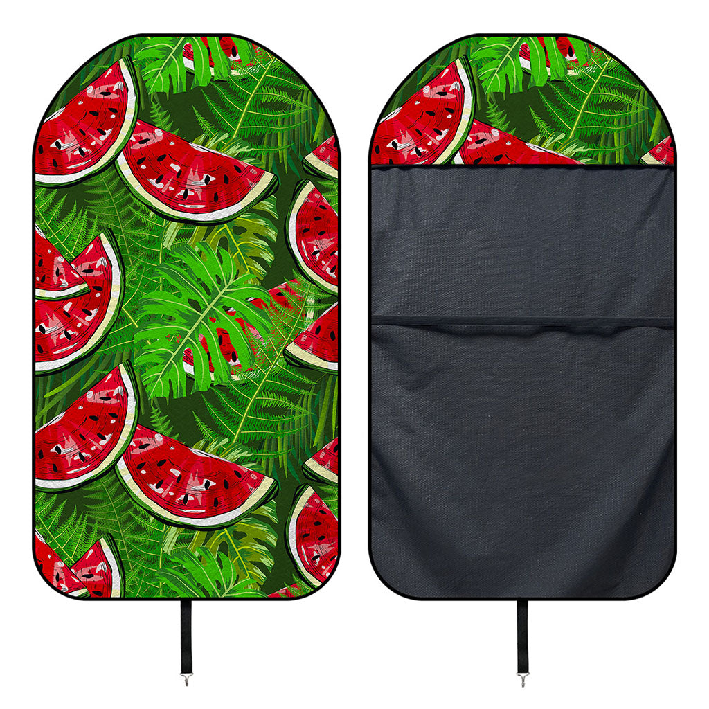Tropical Leaf Watermelon Pattern Print Waterproof Car Seat Cover