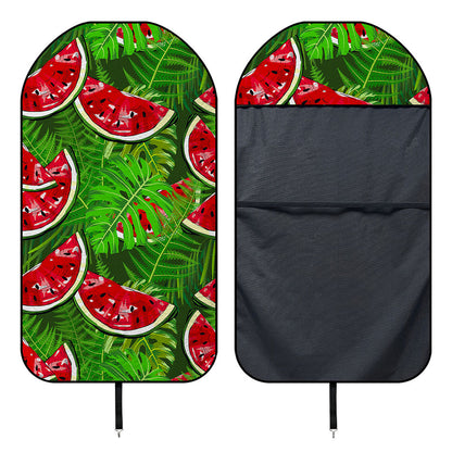 Tropical Leaf Watermelon Pattern Print Waterproof Car Seat Cover