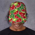 Tropical Leaves Watermelon Pattern Print Baseball Cap