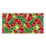 Tropical Leaves Watermelon Pattern Print Beach Towel