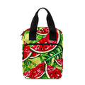 Tropical Leaves Watermelon Pattern Print Bible Tote Bag