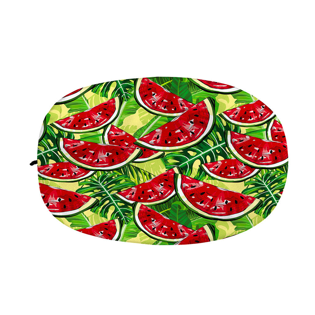 Tropical Leaves Watermelon Pattern Print Car Side Mirror Covers