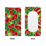 Tropical Leaves Watermelon Pattern Print Changing Pad Cover