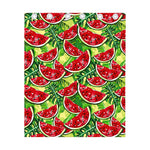 Tropical Leaves Watermelon Pattern Print Curtain