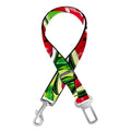 Tropical Leaves Watermelon Pattern Print Dog Seat Belt