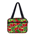 Tropical Leaves Watermelon Pattern Print Double Strap Bible Bag