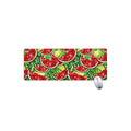Tropical Leaves Watermelon Pattern Print Extended Mouse Pad