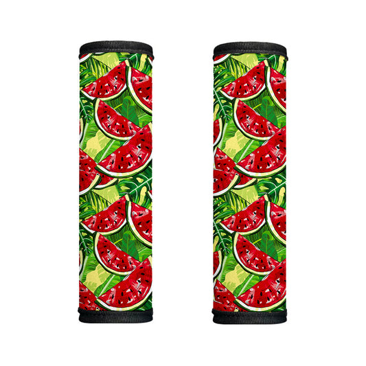 Tropical Leaves Watermelon Pattern Print Handle Covers