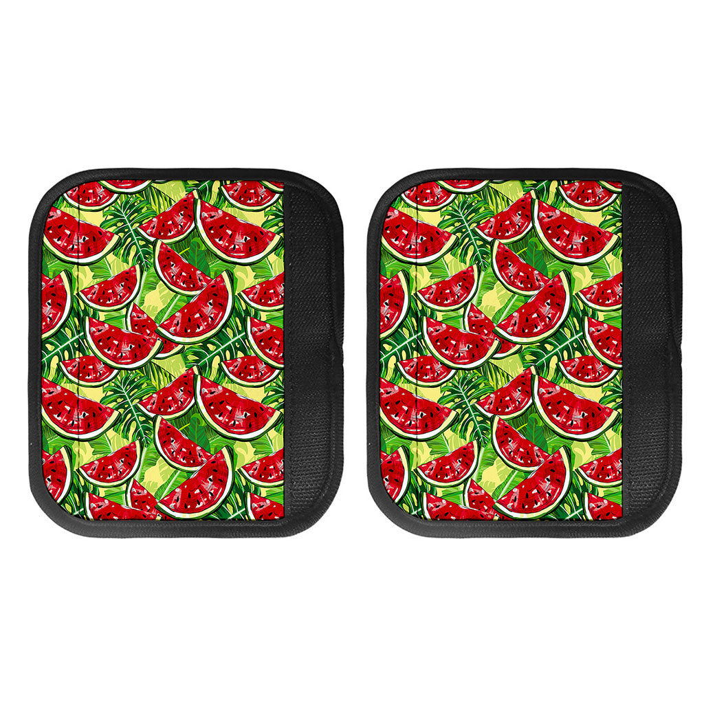Tropical Leaves Watermelon Pattern Print Handle Covers