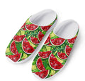 Tropical Leaves Watermelon Pattern Print Mesh Casual Shoes