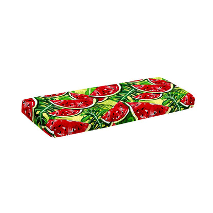 Tropical Leaves Watermelon Pattern Print Piano Keyboard Cover