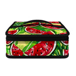 Tropical Leaves Watermelon Pattern Print Small Lunch Bag