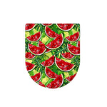 Tropical Leaves Watermelon Pattern Print Toilet Lid Cover