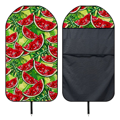 Tropical Leaves Watermelon Pattern Print Waterproof Car Seat Cover