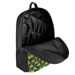 Tropical Lemon Pattern Print 17 Inch Backpack