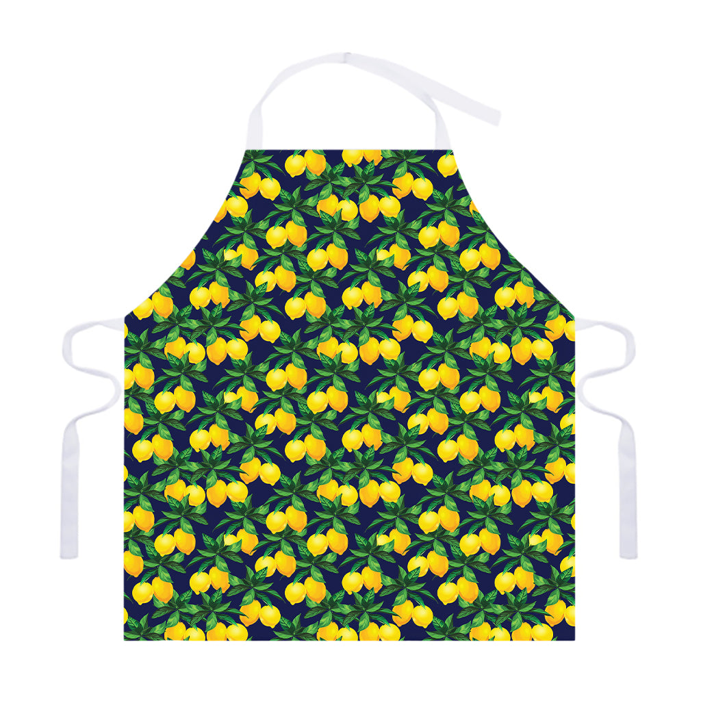 Tropical Lemon Pattern Print Adjustable Apron