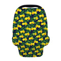 Tropical Lemon Pattern Print Baby Seat Cover