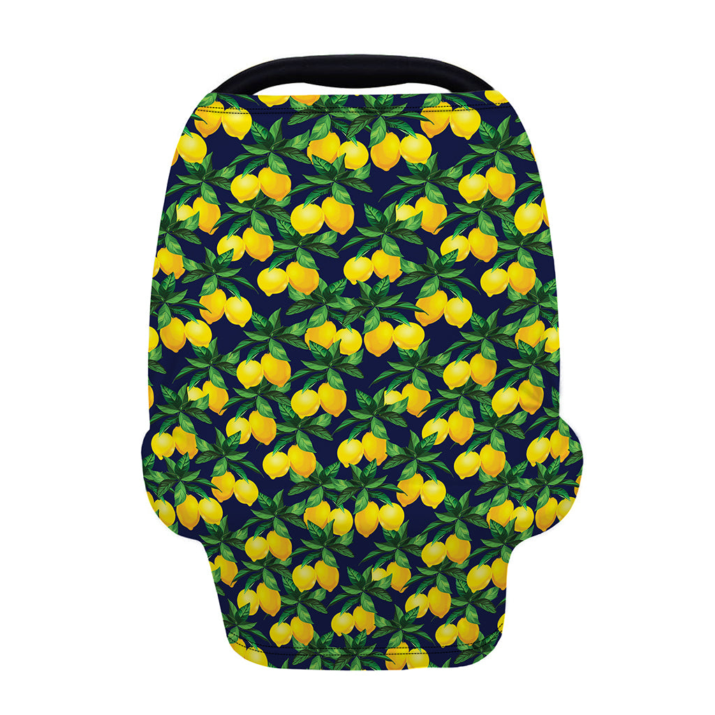 Tropical Lemon Pattern Print Baby Seat Cover