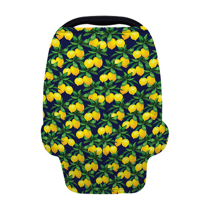 Tropical Lemon Pattern Print Baby Seat Cover