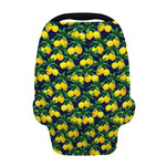 Tropical Lemon Pattern Print Baby Seat Cover