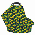 Tropical Lemon Pattern Print Baby Seat Cover