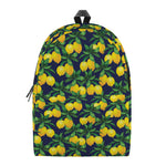 Tropical Lemon Pattern Print Backpack