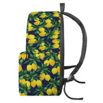 Tropical Lemon Pattern Print Backpack