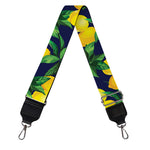 Tropical Lemon Pattern Print Bag Strap