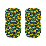 Tropical Lemon Pattern Print Bar Stool Covers