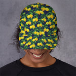 Tropical Lemon Pattern Print Baseball Cap