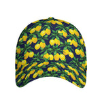 Tropical Lemon Pattern Print Baseball Cap
