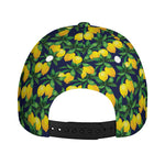 Tropical Lemon Pattern Print Baseball Cap